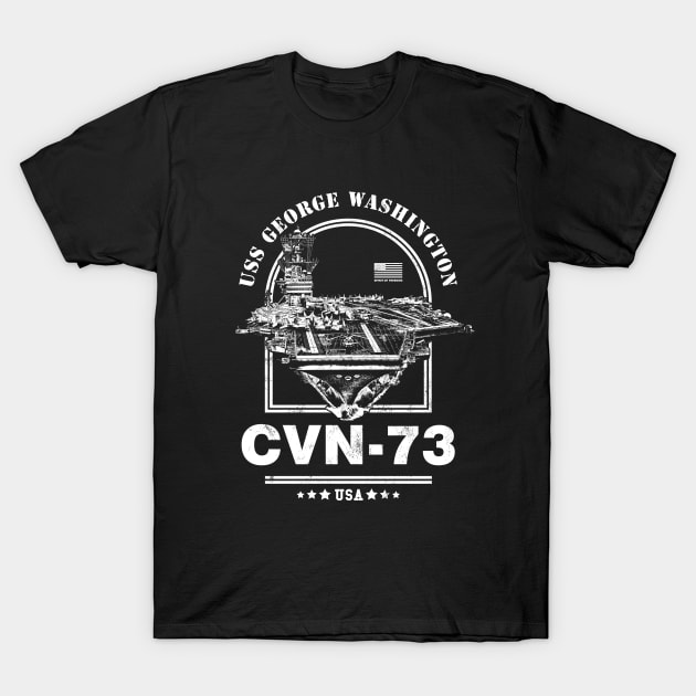 George Washington Aircraft Carrier T-Shirt by rycotokyo81